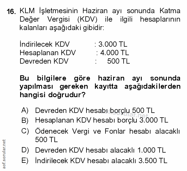 Soru 16