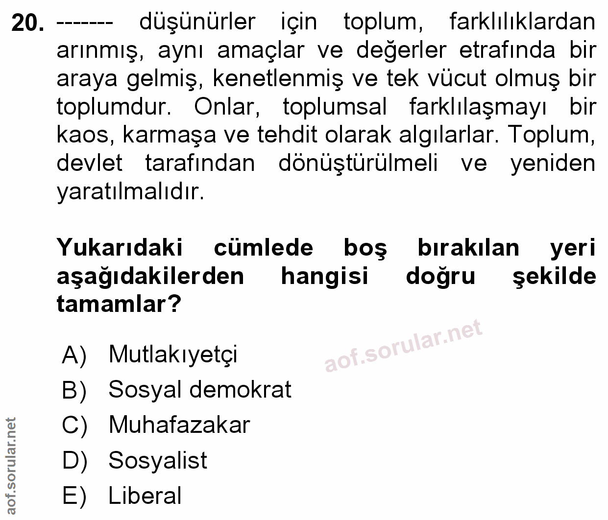 Soru 20
