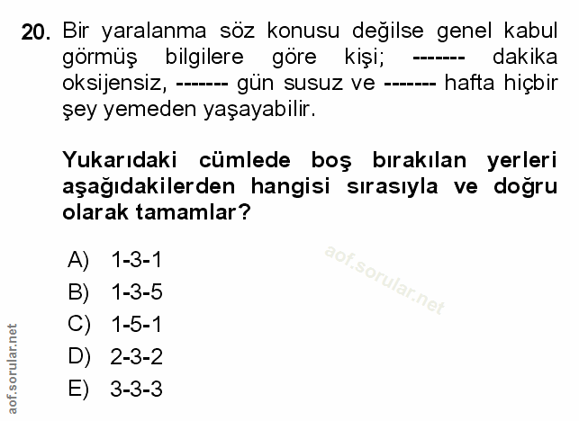 Soru 20