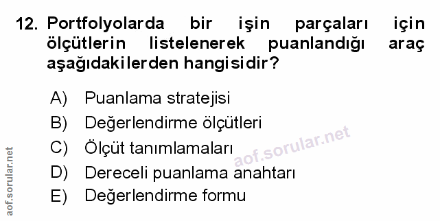 Soru 12