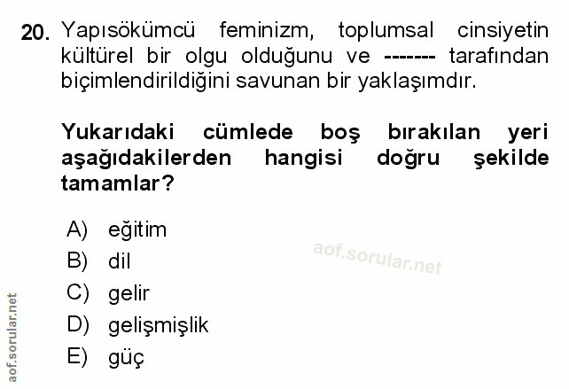 Soru 20