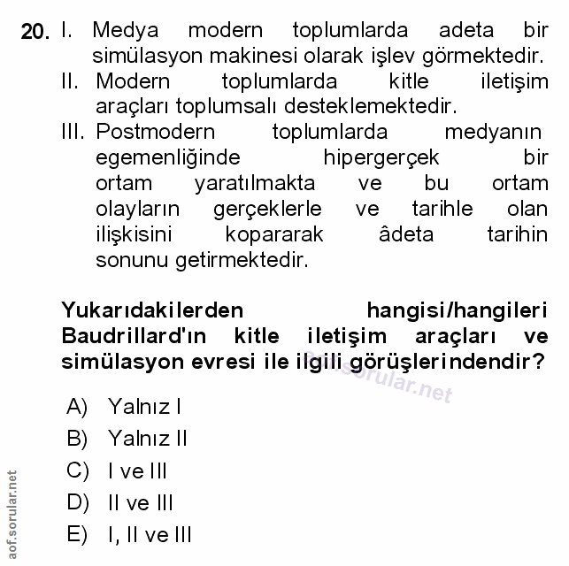 Soru 20