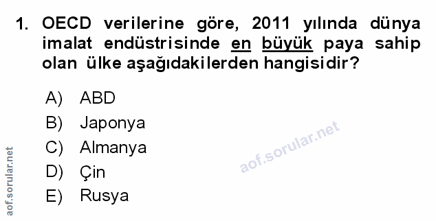 Soru 1
