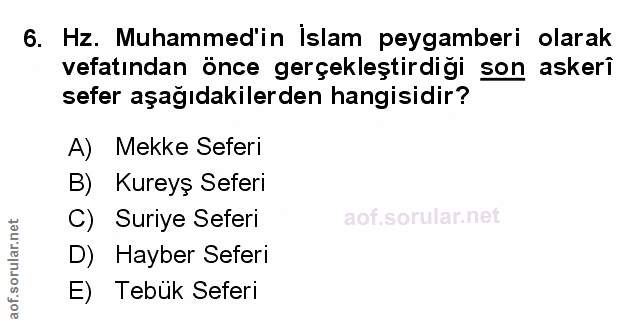 Soru 6