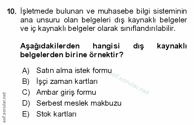 Soru 10