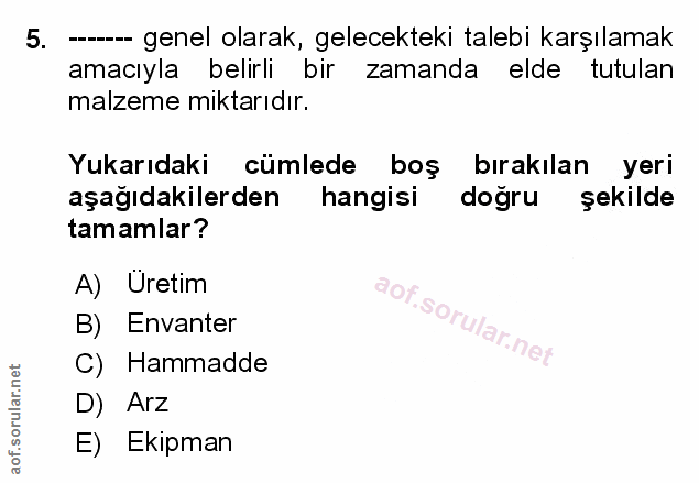 Soru 5