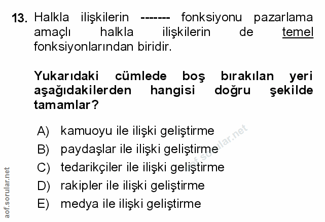 Soru 13