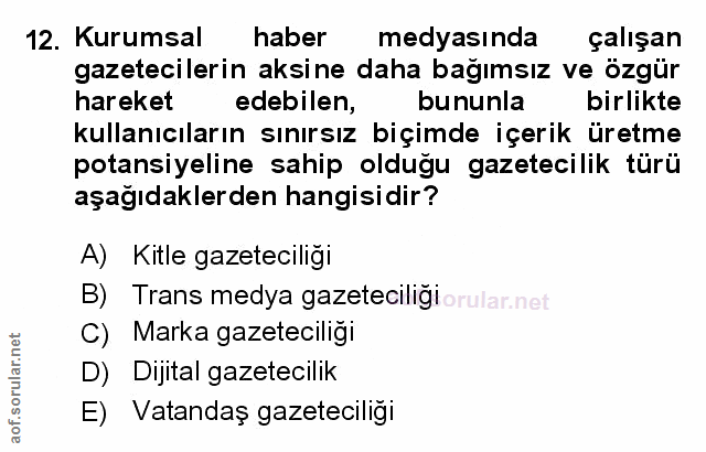 Soru 12