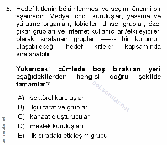 Soru 5