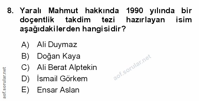 Soru 8