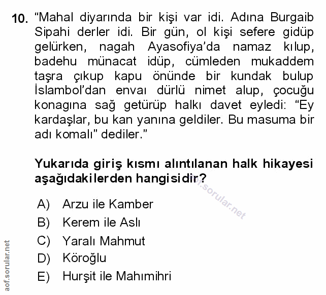 Soru 10