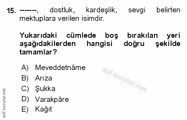 Soru 15