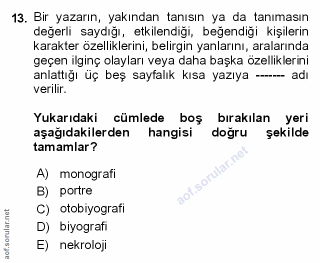 Soru 13