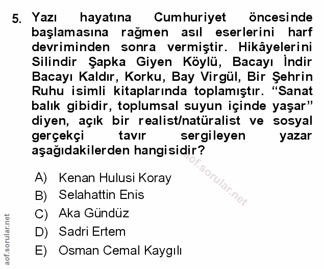 Soru 5