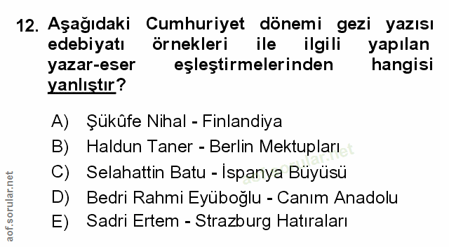 Soru 12