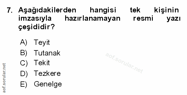 Soru 7