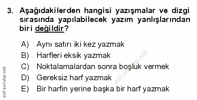 Soru 3