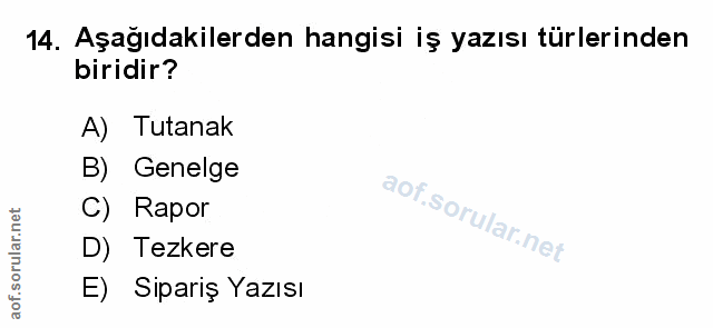 Soru 14