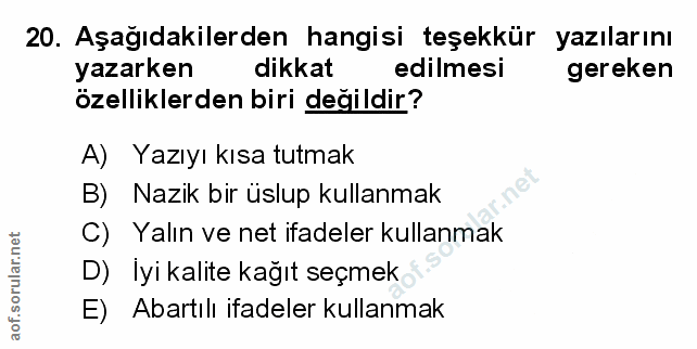 Soru 20