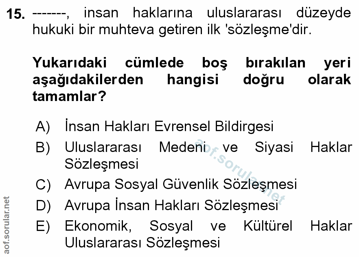 Soru 15