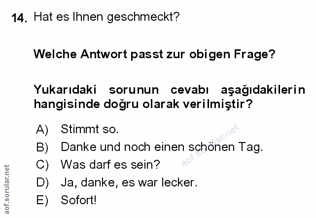 Soru 14