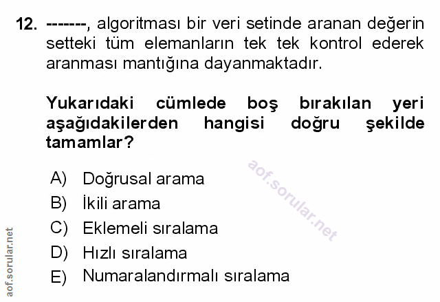 Soru 12