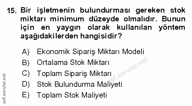 Soru 15
