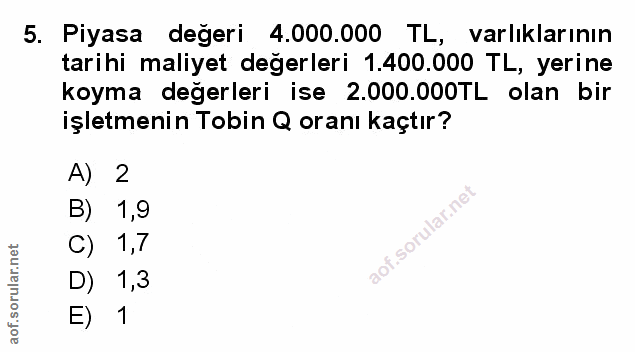 Soru 5