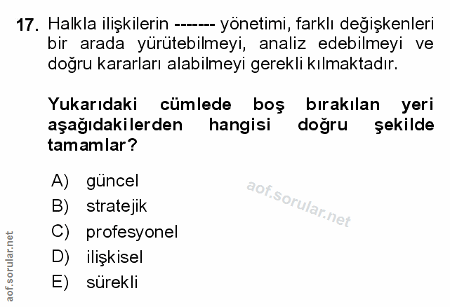 Soru 17