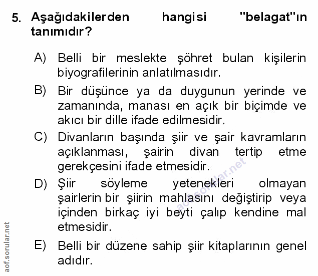 Soru 5