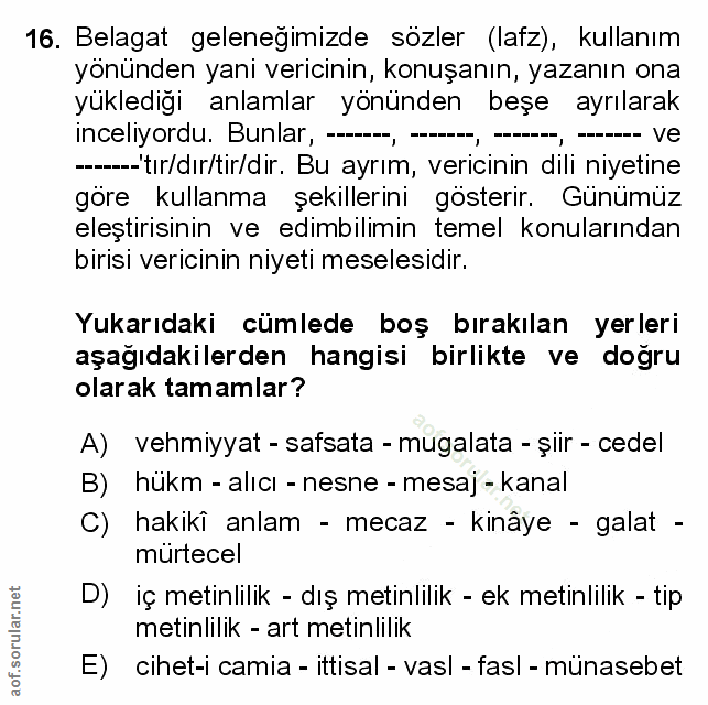 Soru 16