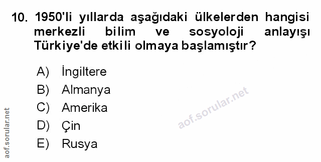 Soru 10