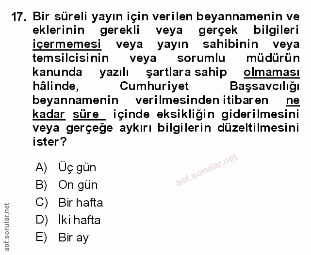 Soru 17