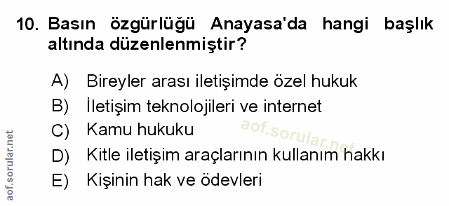 Soru 10