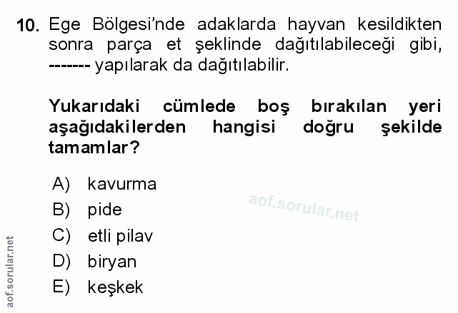 Soru 10