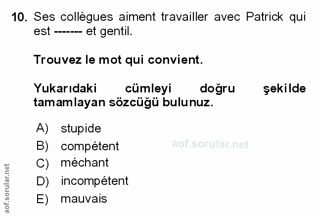 Soru 10