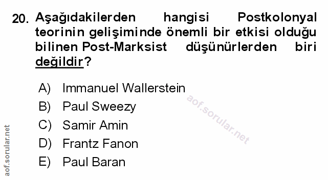 Soru 20