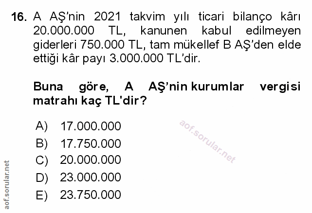 Soru 16