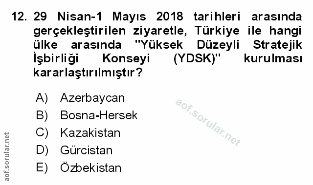 Soru 12