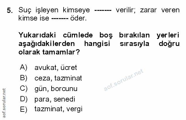Soru 5