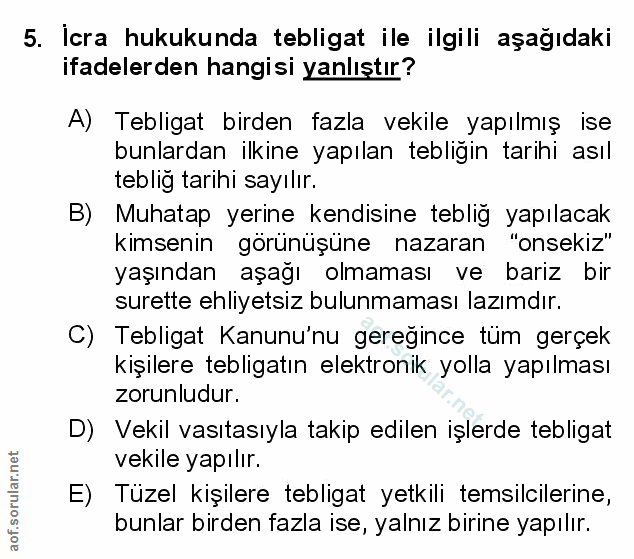 Soru 5