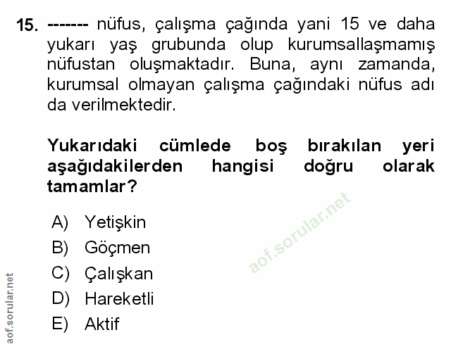 Soru 15