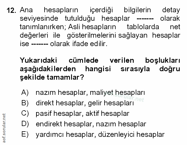 Soru 12