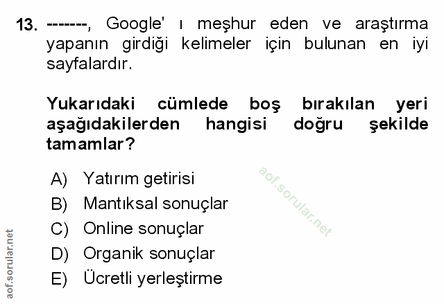 Soru 13
