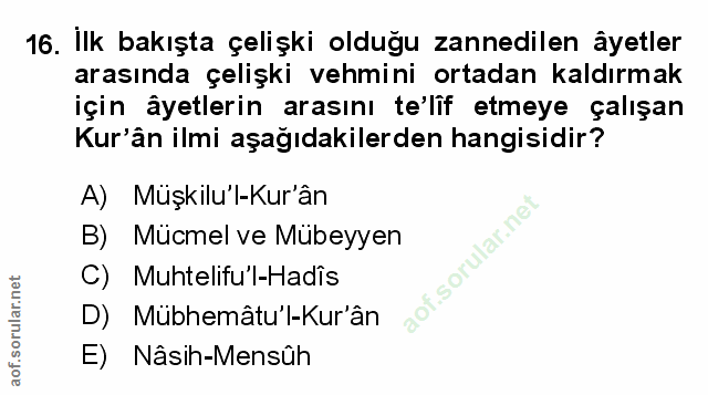 Soru 16