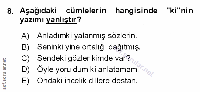 Soru 8