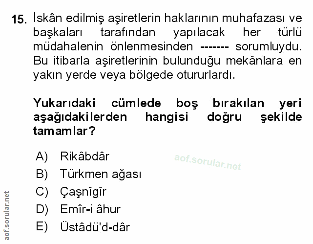 Soru 15