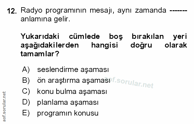Soru 12