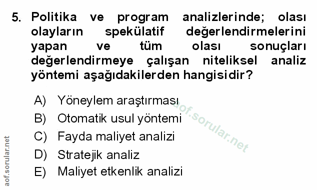 Soru 5