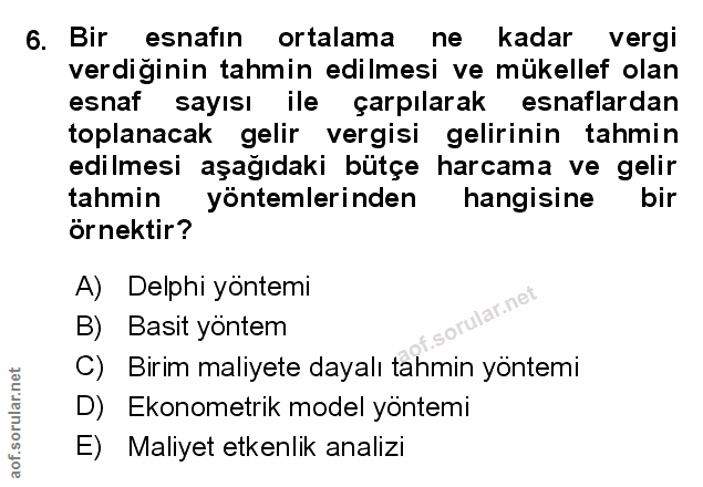 Soru 6